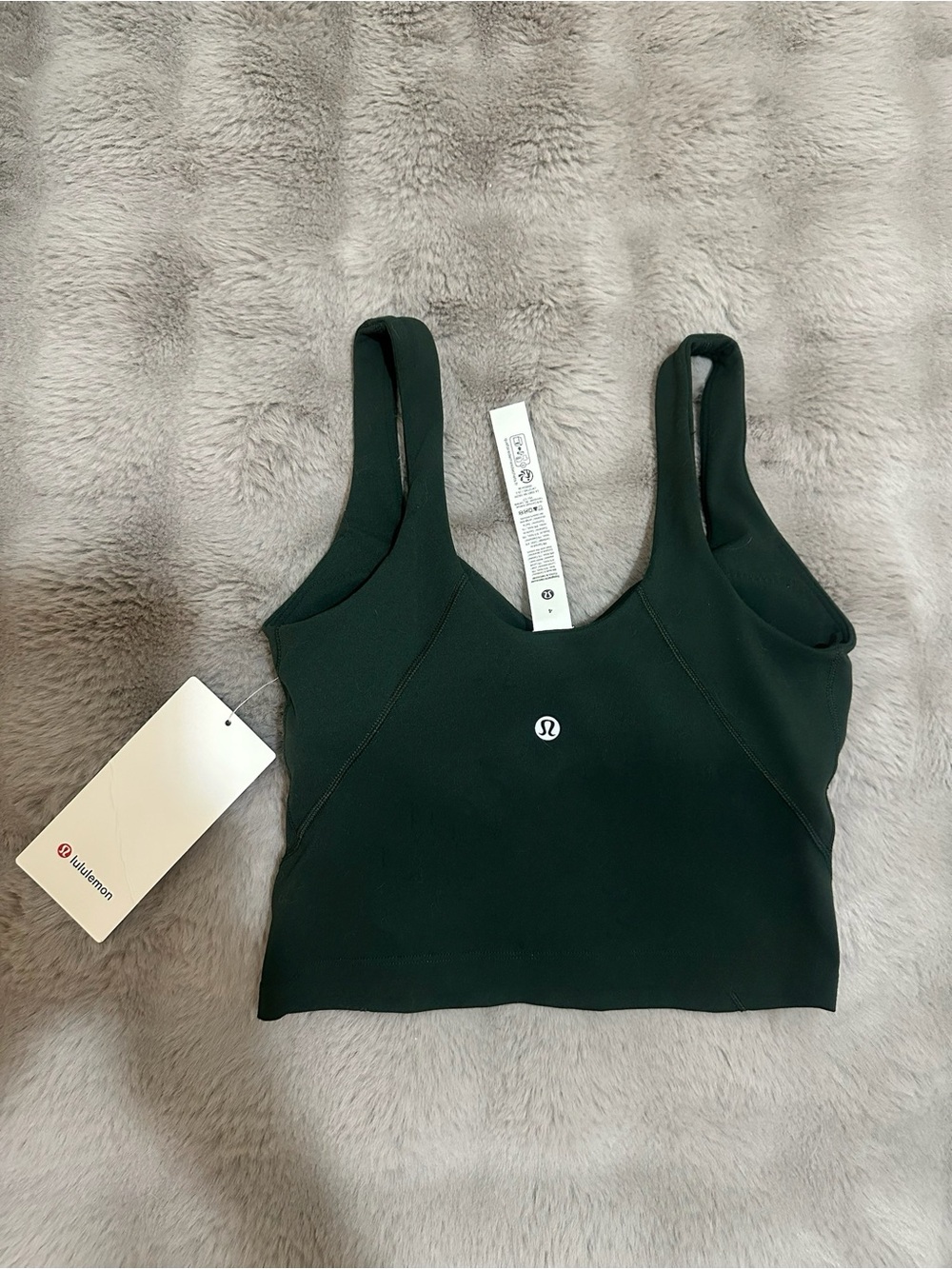 NWT Lululemon Align Tank Size 4 Rain forest green